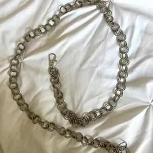 Silver Ring Chain Belt